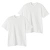 Hanes Men's T-SHIRTS SHIRO Crew Neck T-Shirt 2-Pack, 100% Cotton Short Sleeve Undershirt Seamless Tagless HM1-D701-S