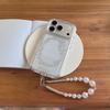 Korean Style Transparent Flower Bowknot Case for iPhone 17, 16 Pro Max, 15, 14 - High-End Feel