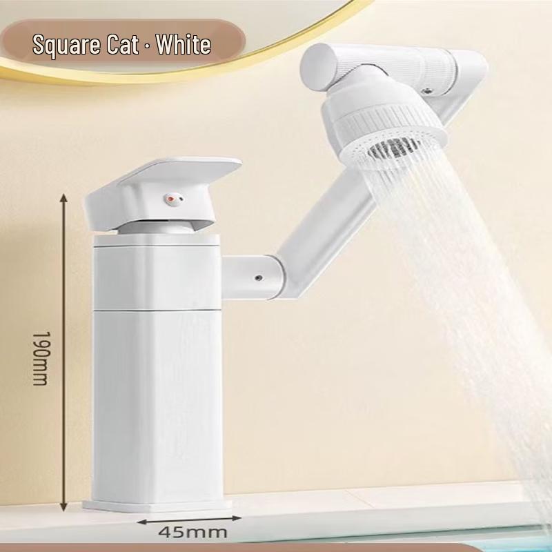 TLXT Square Bathroom Basin Faucet