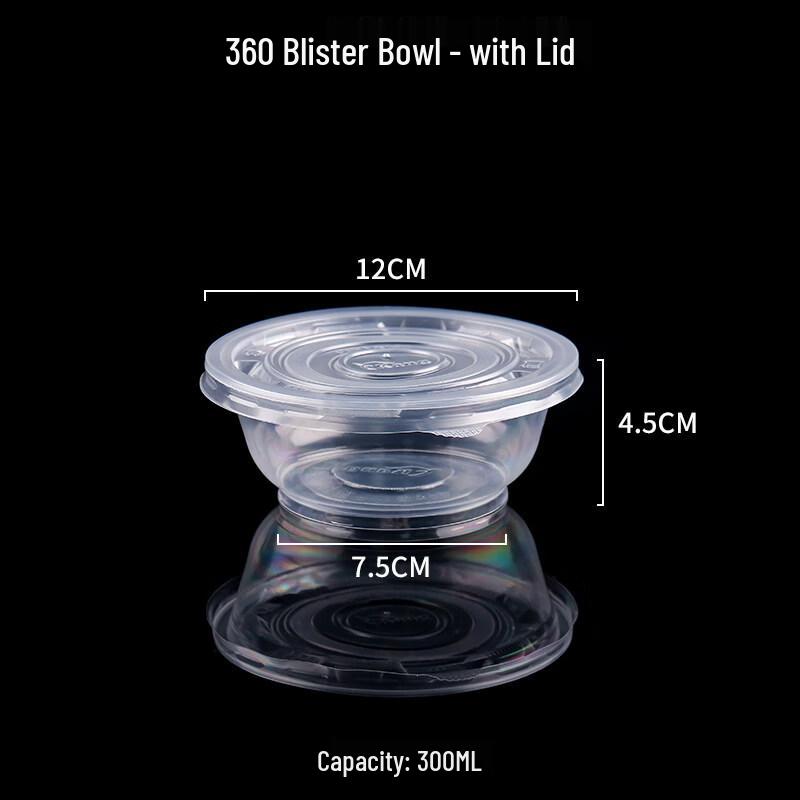 Disposable Plastic Bowls with Lids