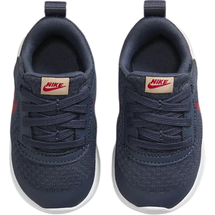 Nike Tanjun EZ TDV Comfortable Slip Resistant Abrasion Resistant Low top Toddler Shoes Blue Red Infant And Toddler DX9043-402