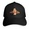 The Problem Baseball Cap Black Beach Golf Hat Genuine Tea Hat Unisexs Luxury Womens