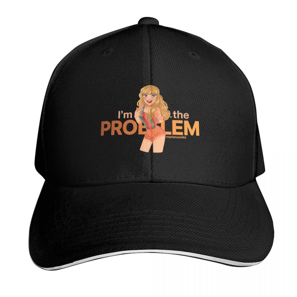 The Problem Baseball Cap Black Beach Golf Hat Genuine Tea Hat Unisexs Luxury Womens