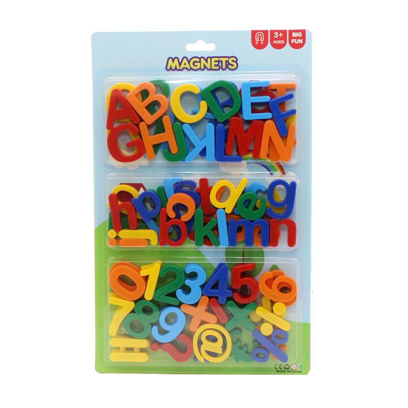 Colorful Magnetic Letters Alphabet Numbers Math Symbols Educational Toys For Kids