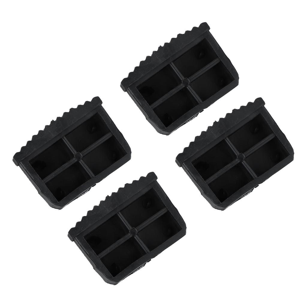 Set of 4 Rubber Ladder Leg Foot Covers for Improved Grip and Stability