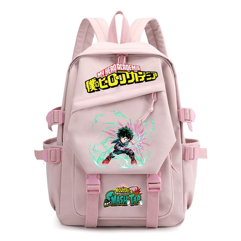 My Hero Academy School Bag Children's Backpack Elementary School Bag Male Female Junior High School Student College Student Campus Backpack