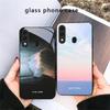 Dark Colored Seawater For Samsung Galaxy A30 A31 A32 A33 A34 A35 A42 A30s A20 A25 A26 A51 A56 A54 A72 A73 A70 Glass Phone Case