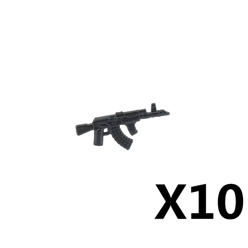 Vojáci Figurky Zbraně Stavebnice Pistole Poposha MP40 Puška AK74 Raketomet Kulka Plamenomet Hračky Dárek T051