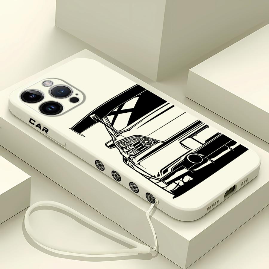 Dream Car Phone Case for iPhone 11 12 13 14 15 16 Pro Max XR XS 7 8 SE 15 Plus 13 Mini Soft TPU case