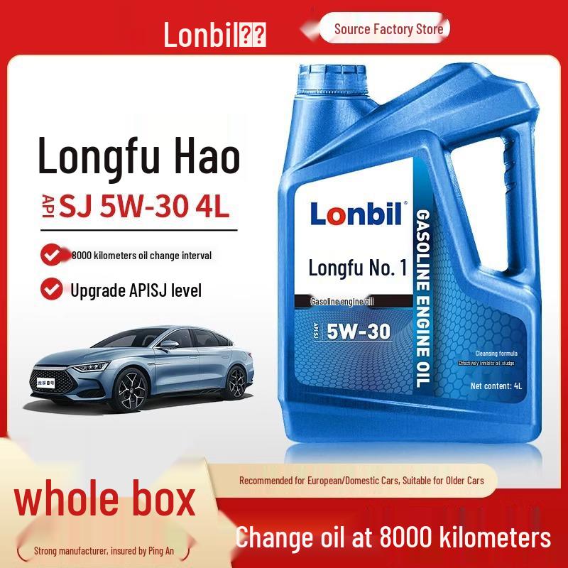 All-Season Fully Synthetic 5W40 Engine Oil for Gasoline Engines, SN/SL Grade