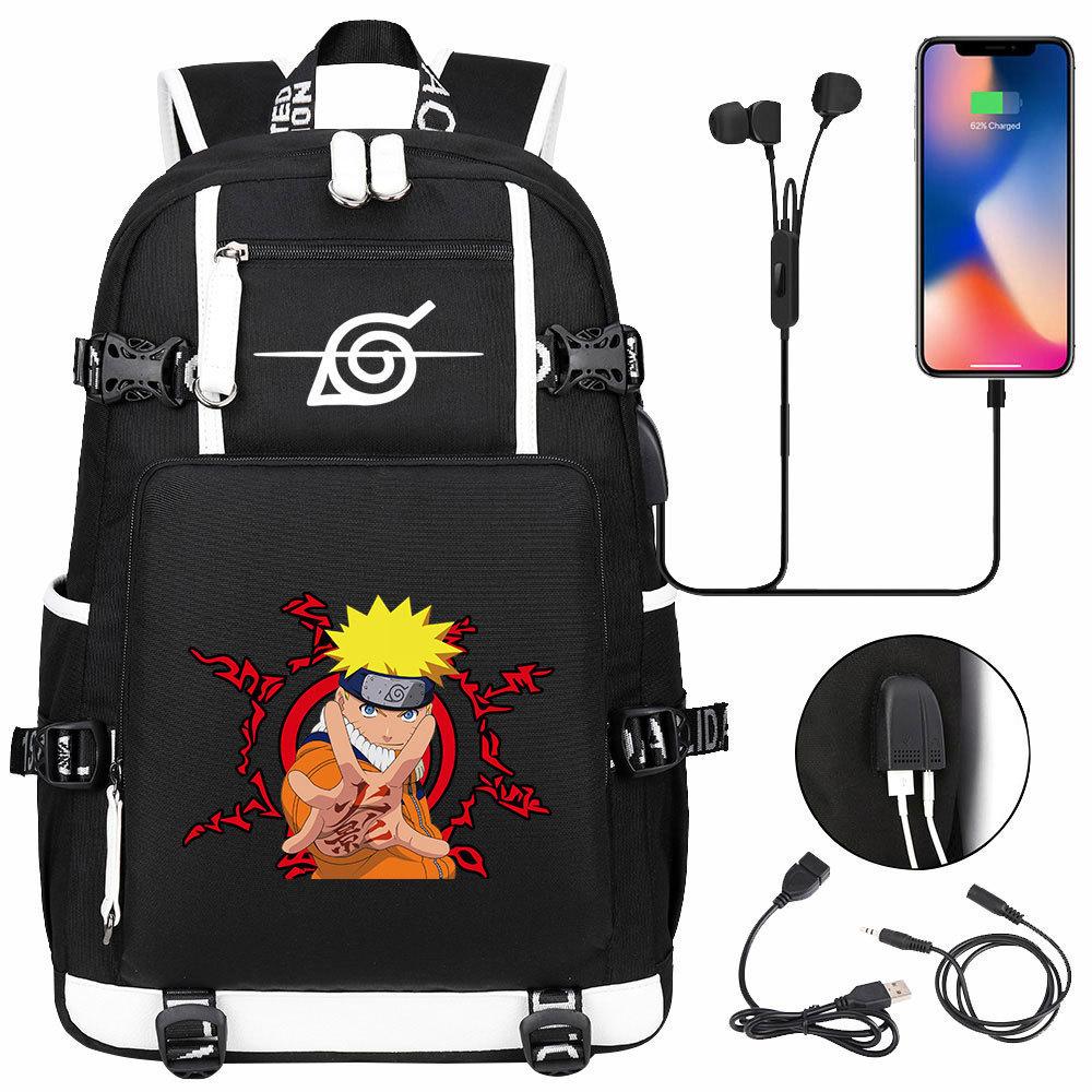 New Riman Peripheral Printing USB Teen Student Schoolbag Leisure Travel Backpack Large Capacity
