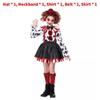 Game Theme Kids Clown Costume Set For Halloween Party And School Performance