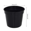 Set di 10 Vasi Rotondi in Plastica per Succulente Fioriera Scatola per Coltivazione Fioriera 2 Colori per Decorazione Casa Ufficio o Giardino