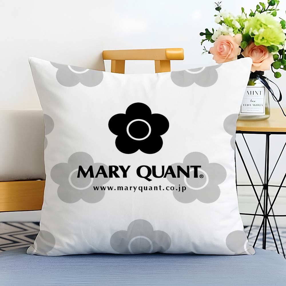 Fashion MMaryQQuant Cushion Cover Washable Linen Pillowcase Soft for Sofa Bed Cozy Home Room Decor