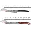 Damascus Pattern Stainless Steel Forged Kitchen Boning Knife Meat Cleaver Cutter
