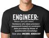 Ingenieur T-shirt Engineering T-shirt Grappig Cadeau Voor Ingenieur Ingenieur Definitie