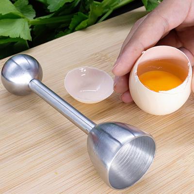 Stainless Steel Egg Opener Cracker Topper Separator Remover for Family Breakfast Egg Shell Remover Rust-Proof Egg Cutter