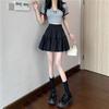 2026 Spring/Summer High Waist Bubble Mini Skirt for Women - Slimming Fluffy A-line Skirt with Anti-Exposure Design.