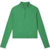 Original Fashion Casual Long Sleeve Knit Top Women Tops Deep-Forest-Green F71W439201F-DG