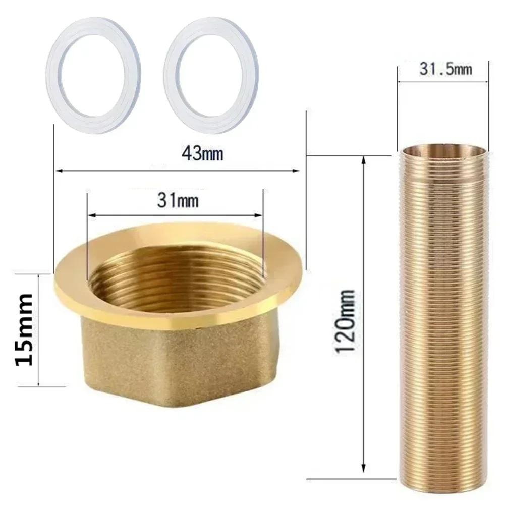 Faucet Fixed Foot Screw Cold Hot Water Brass Pipe Nuts Tap Repair Nut Extension Herramientas Taladros Ferramentas