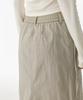 Musinsa Standard Woman Women'S Nylon Ripstop Utility Banding Long Skirt [Light Beige]