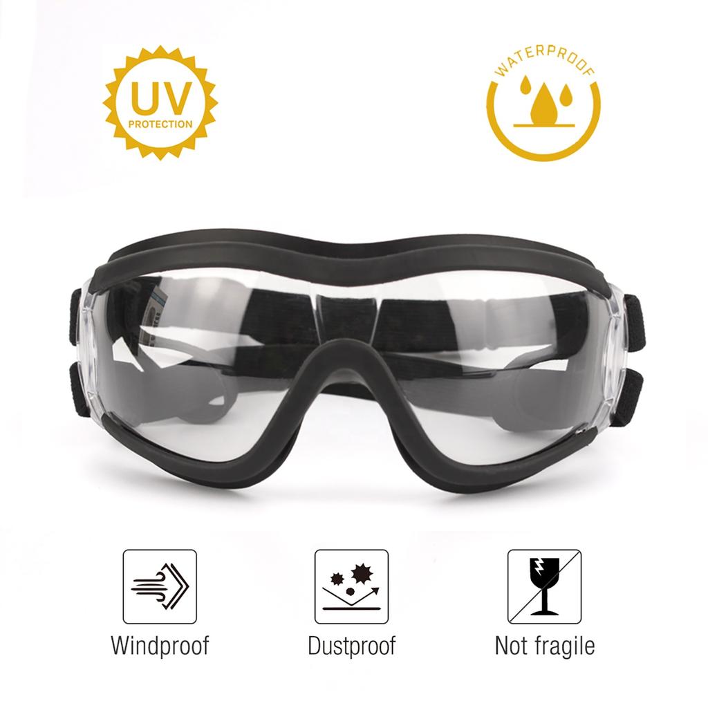 Hundebrille Mittelgroßer Hund UV-beständig Verstellbare Brille Winddicht Schneeabweisend Staubabweisend Hundebrille