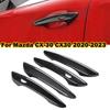 For Mazda 3 Hatchback Sedan (BP) CX-30 (DM)      2024 Car Smart Keyless Door Handle Cover Trim Carbon Fiber