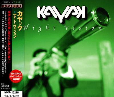 CD KAYAK - Night Vision MICP10278 AVALON 2001 Japan Rock Gebraucht