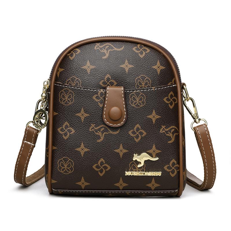 Mobile Phone Coin Purse Single-shoulder Crossbody Bag Solid Color Simple and Versatile Mom Bag