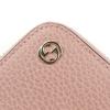 Used GUCCI Purse 449347 Interlocking Leather Pink Pink Zip Around