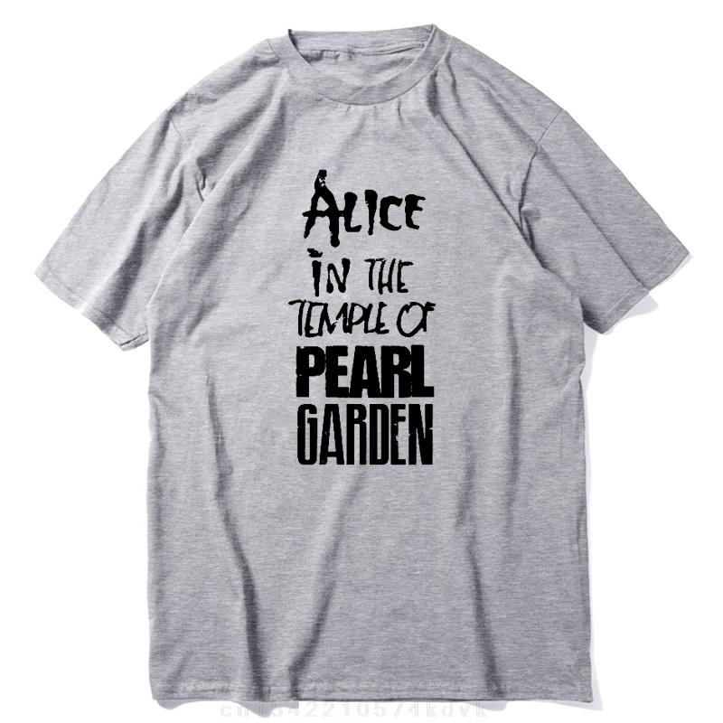 Alice In Chains T-Shirt T-Shirt Alice Im Tempel des Pearl Garden Herrenmode T-Shirt Sommer Herren T-Shirts Bedrucktes T-Shirt
