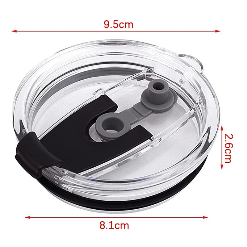 2 stk 20 oz sølesikre lokk lekkasjesikkert vannkopp erstatningslokk vannkoppdeksel