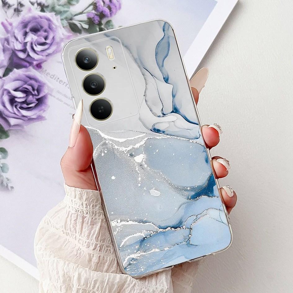 Für Realme C75 Hülle 2024 Niedlicher Löwe Marmor Panda Weiches Silikon Klares TPU Handy Rückseite Schutzhülle Für Realme C75 4G C 75 Coque