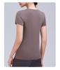 Damen Yoga T-Shirt aus Merinowolle - Schnelltrocknend, Hohe Elastizität, Figurschmeichelnd, Kurzarm