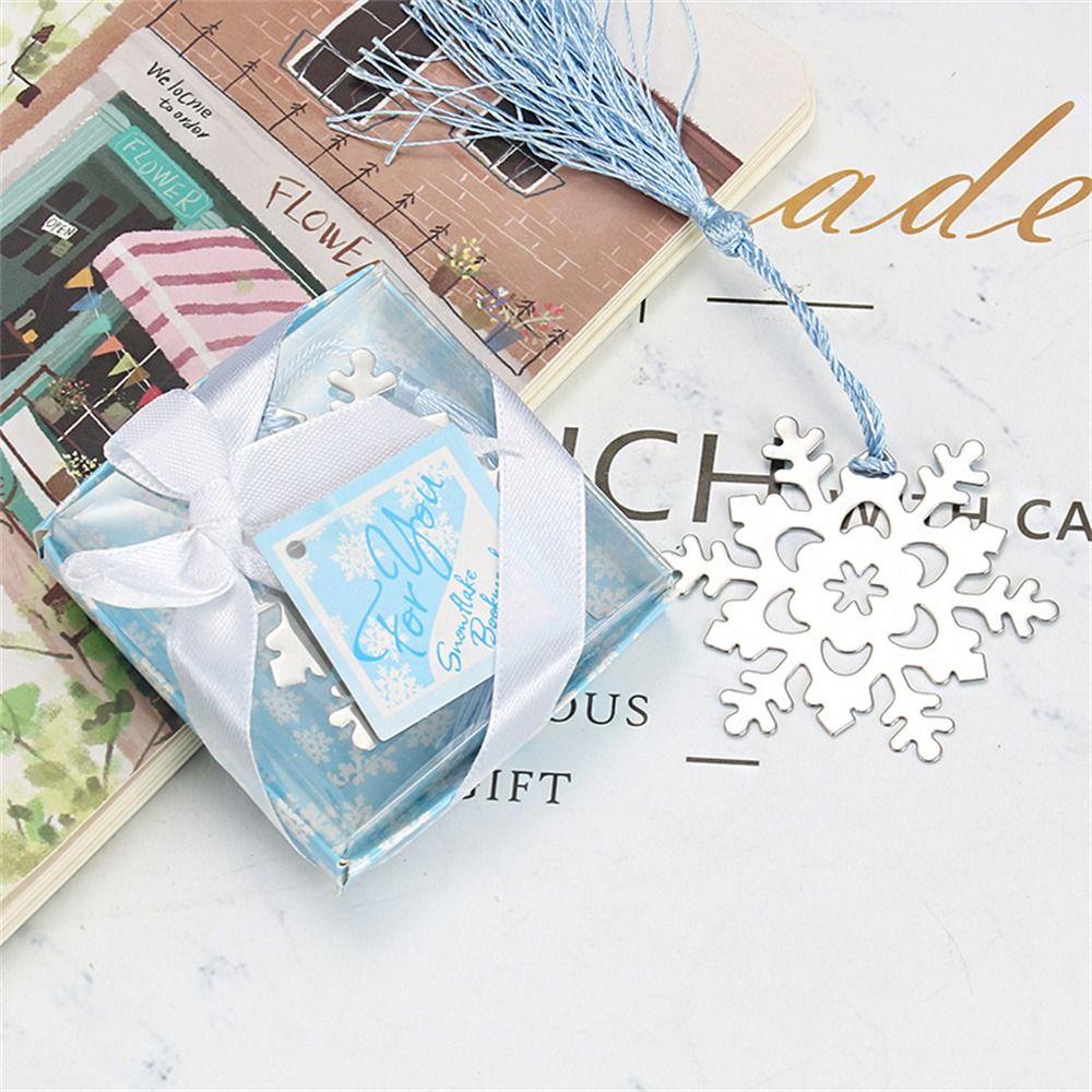 With Tassels Book Marker Snowfake Metal Book Clip Owl Book Markers  Student Children