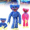 (Blue) Kids Gift 40cm Huggy Wuggy Plush Toy Poppy Playtime Horror Game Stuffed Doll Toy