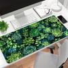 Succulents Mouse Pad Desktop Mat Table Mat Anti-slip Mouse Pad Washable Rubber Mouse Pads Flesh Green Desk Gadget Pc Gaming