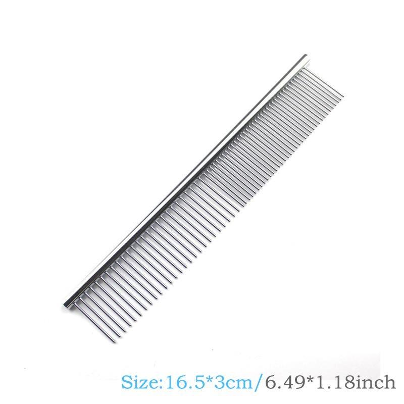 Stainless Steel Pet Comb Optional Professional Dog Cat Grooming Comb Puppy Hair Trimmer Brush Beauty Combs Styling Tools.