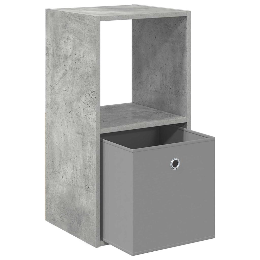Nightstand 2 pcs Concrete Grey 35 x 32 x 68.5 cm Particleboard