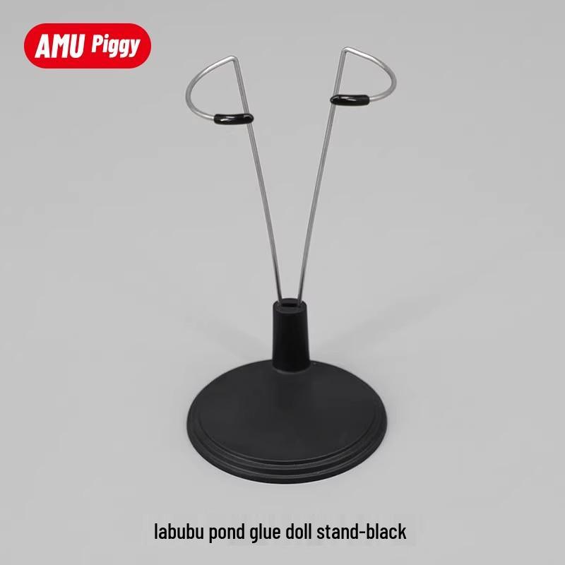 

Dimoo Disney Vinyl Doll Stand for First & Second Generation Labubu Dolls DIMOO Stand Support чёрный