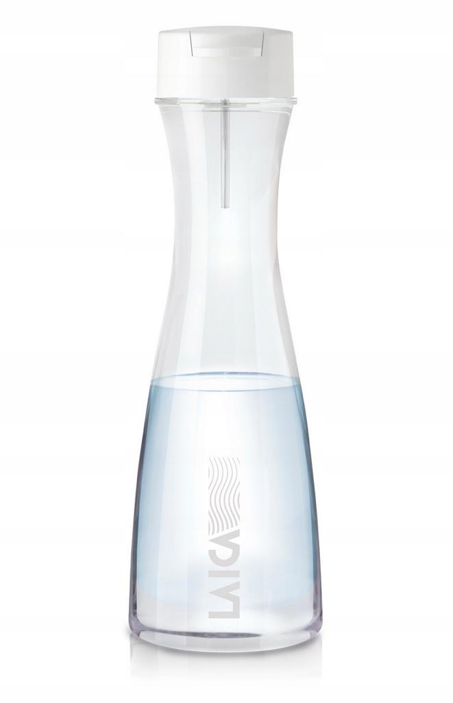 LAICA GlaSSmart 1.1L Glass Filter Bottle with FAST DISK Filter