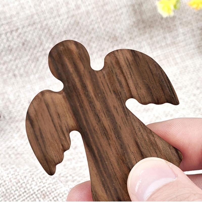 Handgefertigtes Gebetskreuz Christliches Geschenk Kreuz Handgeschnitztes Holzkreuz Glaube und Hoffnung Glattes Handwerk Geschenk für Christen