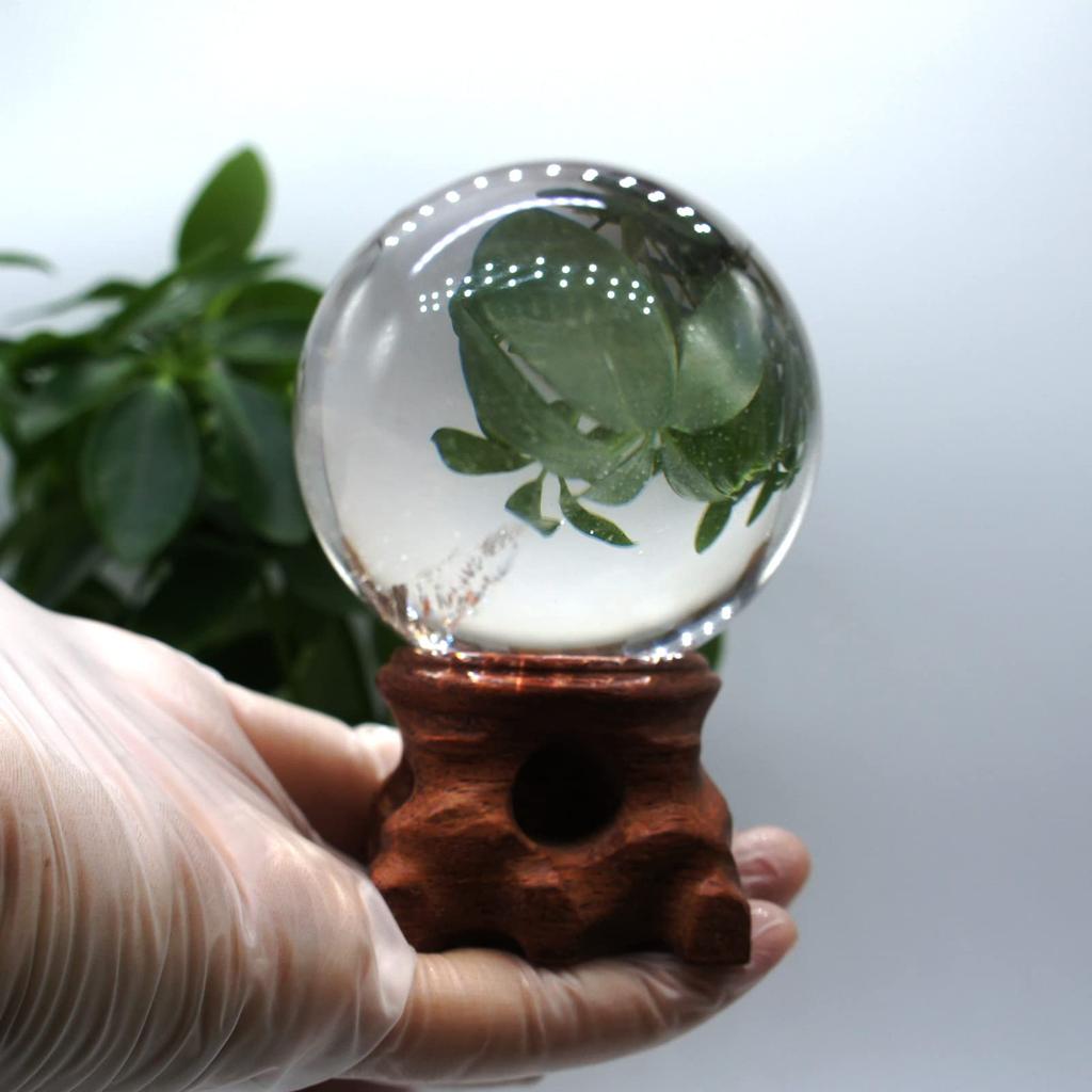 Set of 5 Earthen Crystal Round All Natural Crystal Highly Carefully Natural Authentic a Feng Shui Essentials for Home and Good Decorative Ornaments of