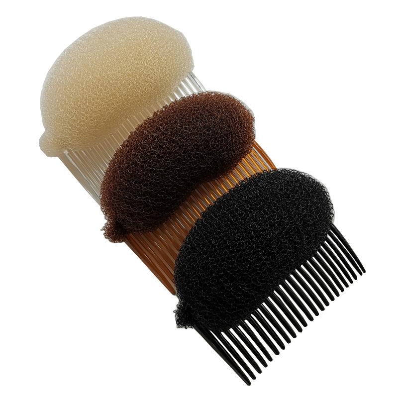 Lystrfac Princess Style Teeth Sponge Hair Comb Hair Pad Fluffy Hair Clips Female Hair Accessories Fashion Ladies Headwear