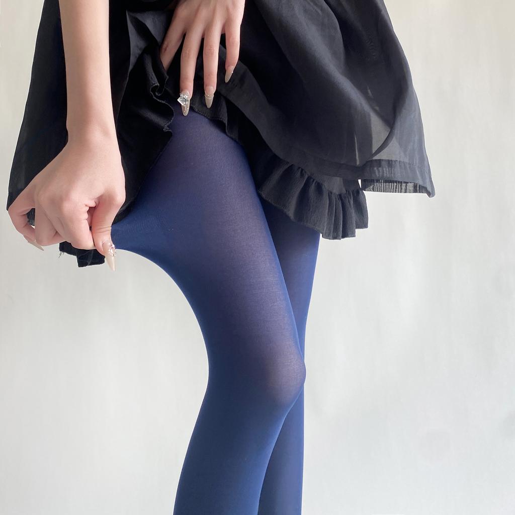 Spring And Summer New Colorful Velvet Pantyhose Simple Solid Color Slimming Dopamine Candy Color Versatile Base Stockings