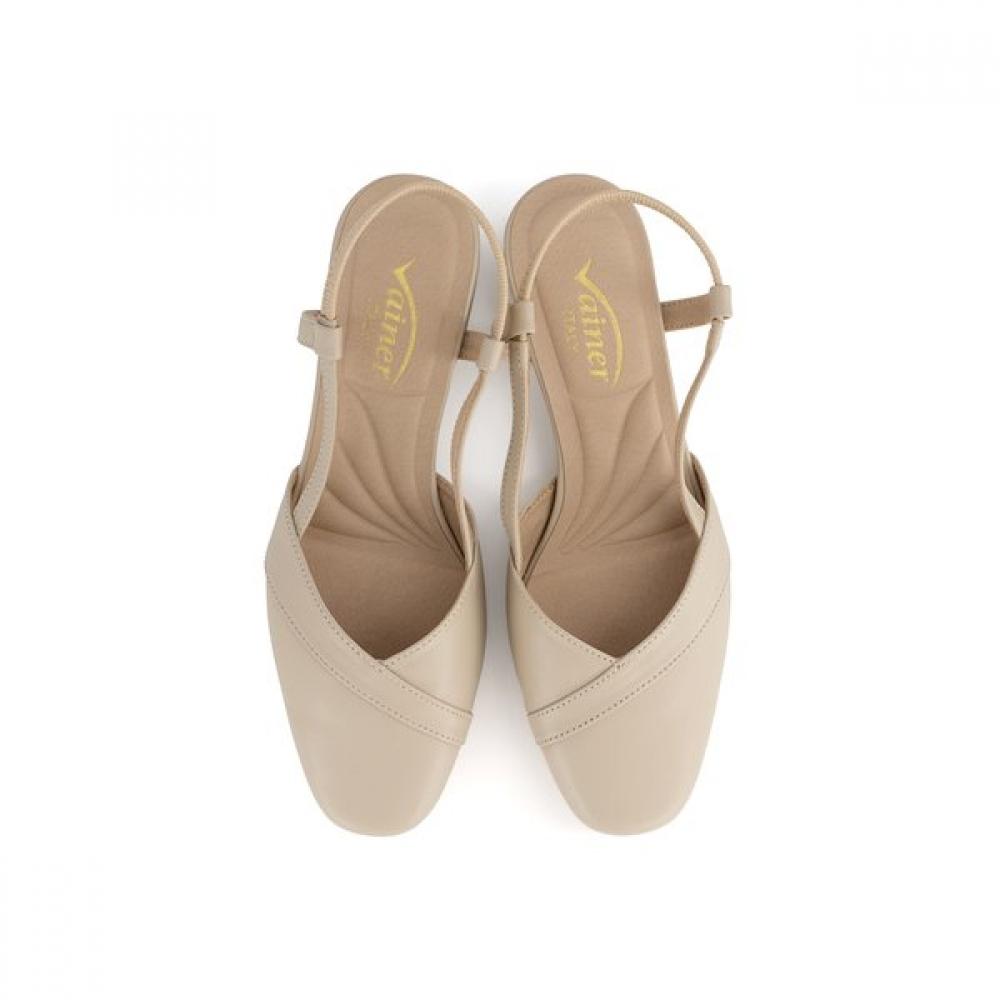 VAINER Beige Women S Slingback C130a0v18d