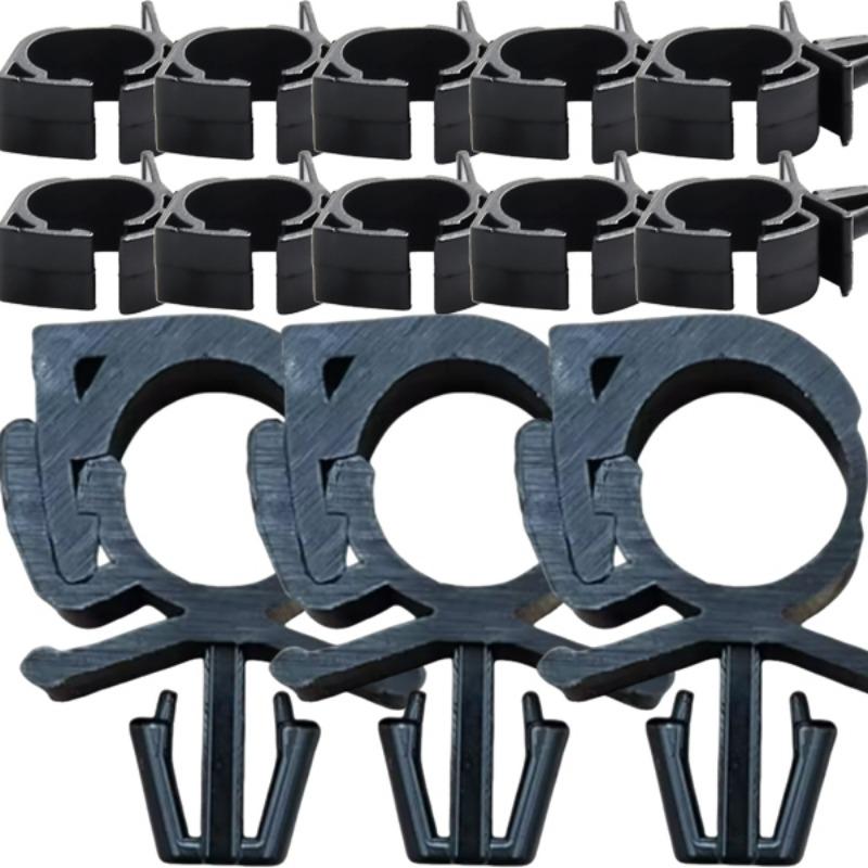 30-1pcs Car Wiring Harness Fastener Cable Ties Manager Car Route Cable Clamp Fixed Retainer Clip Auto Wire Organizers