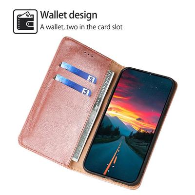 Etui dla OnePlus 12 5G Magnetyczne Odporne na zarysowania Skórzane PU Portfel Przegródki na karty Pokrowiec na telefon