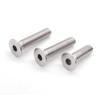 DIAIEN DIN 7991 Flat Head Hex Socket Screw, A4-70