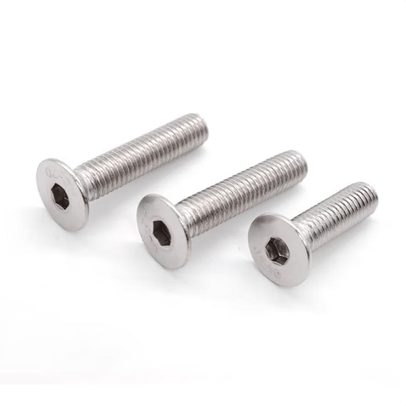 DIAIEN DIN 7991 Flat Head Hex Socket Screw, A4-70